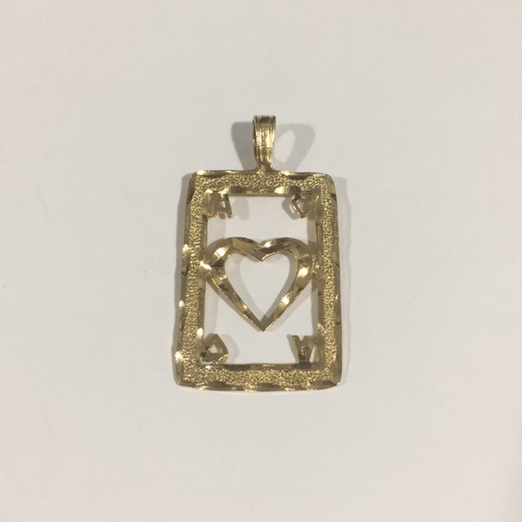 14k Yellow Gold Heart ❤️ Pendant